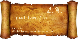 Liptai Marcella névjegykártya